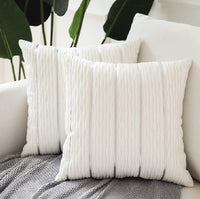 Striped Velvet 45cm Pillow Cover