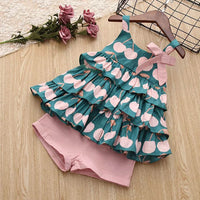 Girls T-Shirt and Shorts Outfit — image 2