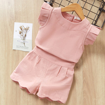 Girls T-Shirt and Shorts Outfit