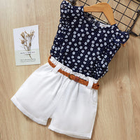 Girls T-Shirt and Shorts Outfit — image 3