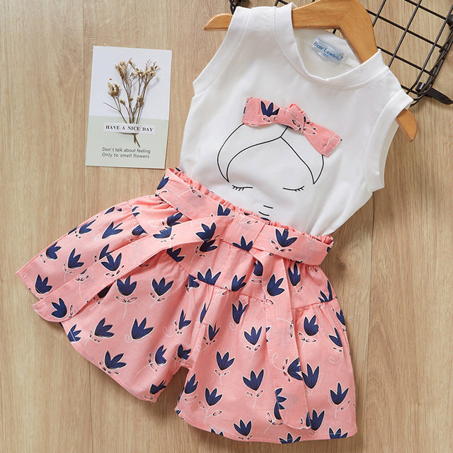 Girls T-Shirt and Shorts Outfit — image 8