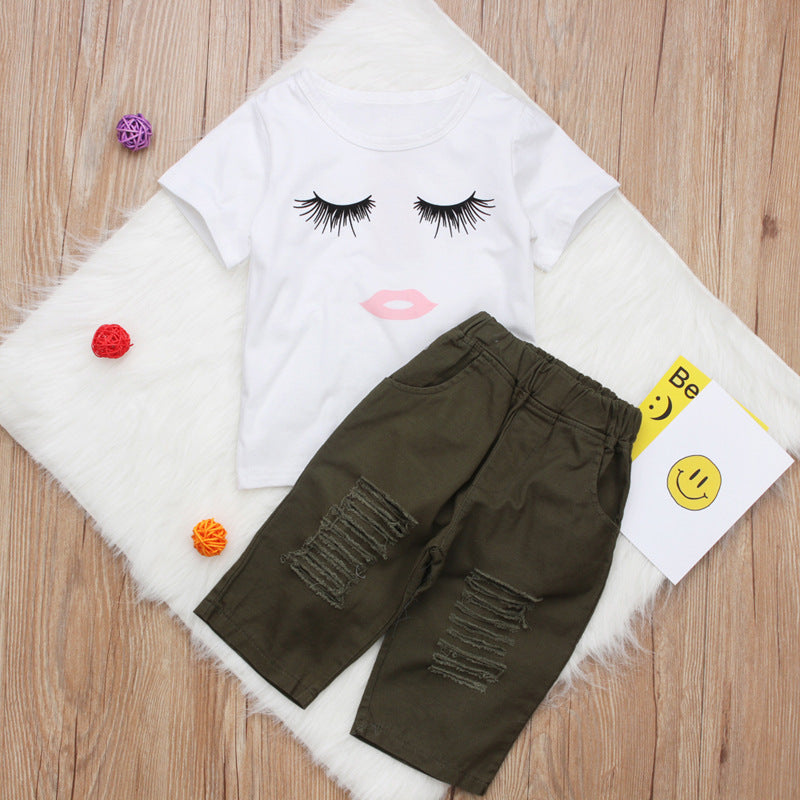 Girls T-Shirt and Leggings Set — image 3