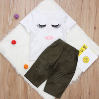 Girls T-Shirt and Leggings Set — image 3