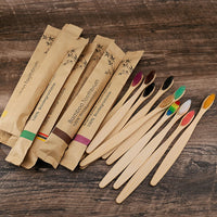 Colorful Bamboo Toothbrush Set — image 2