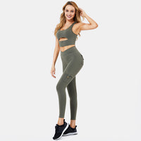 Women’s Padded Yoga Bra and Leggings Set — image 5