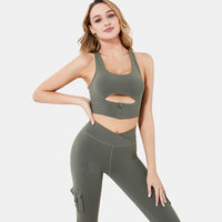 Women’s Padded Yoga Bra and Leggings Set — image 4