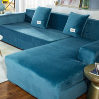 Elastic Velvet Sofa Cover — image 2