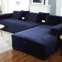 Elastic Velvet Sofa Cover — image 5