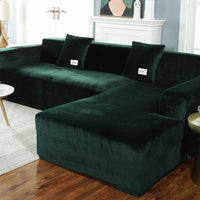 Elastic Velvet Sofa Cover — image 6