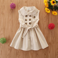 Toddler Girls Sleeveless Sash Dress — image 3