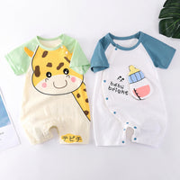 Cotton Baby Short-Sleeve Romper