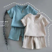 Baby Short-Sleeve Summer Two-Piece Set — image 3