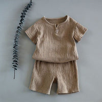 Baby Short-Sleeve Summer Two-Piece Set — image 6