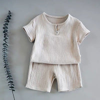 Baby Short-Sleeve Summer Two-Piece Set — image 8