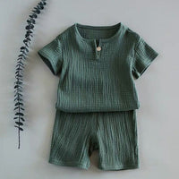 Baby Short-Sleeve Summer Two-Piece Set — image 5