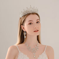 Silver Light Luxury Bridal Headdress — image 7