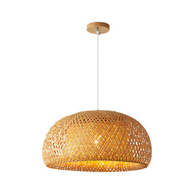 Bamboo Woven Pendant Chandelier — image 5