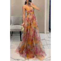 Mesh Print Slip Dress — image 2