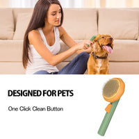 Pumpkin Self-Cleaning Pet Slicker Brush — image 4
