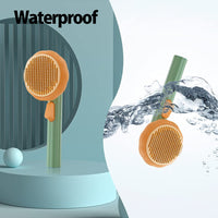 Pumpkin Self-Cleaning Pet Slicker Brush — image 7