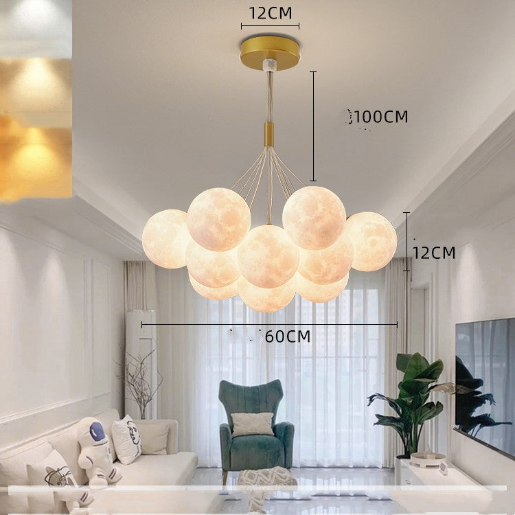 Nordic Moon Bubble Chandelier — image 2