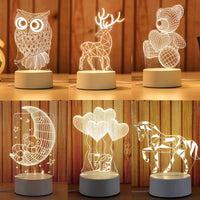 USB Acrylic Creative Night Light
