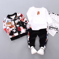 Boys Autumn Three-Piece Outfit Set