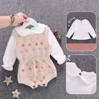Pure Cotton Baby Girl Romper Set — image 7