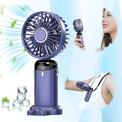 Rechargeable 5-Speed Handheld Fan