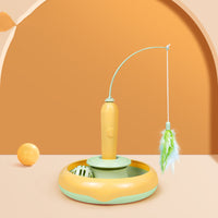 2-in-1 Feather Cat Turntable Toy — image 4