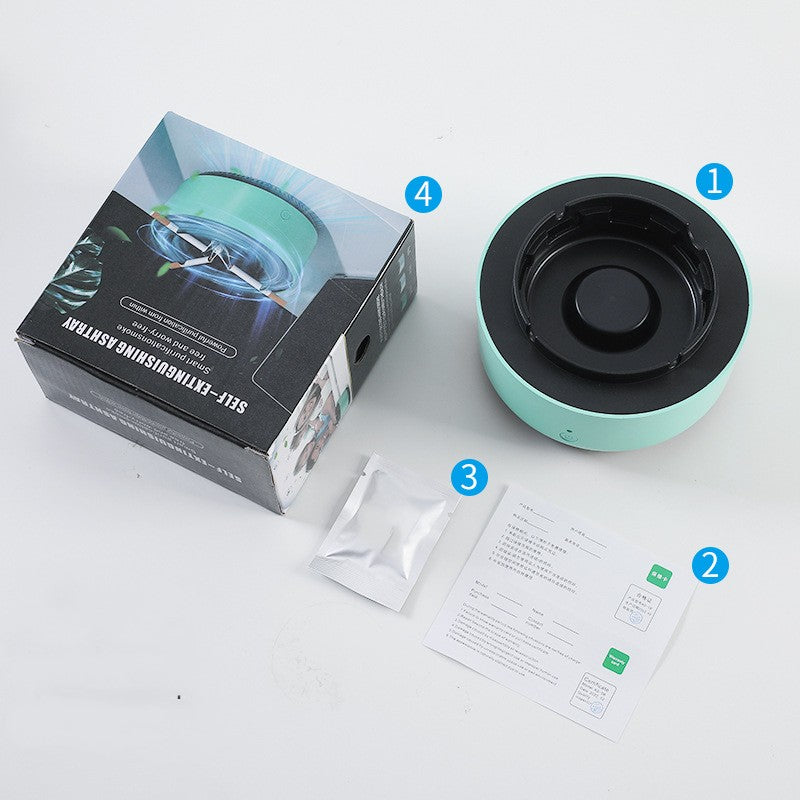 Battery-Powered Air Purifying Ashtray — image 7