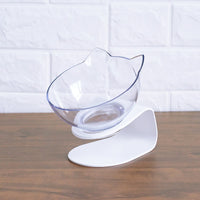 Tilted Transparent Cat Feeder Bowl — image 6