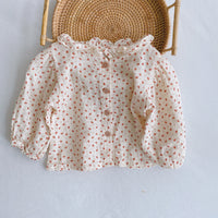 Pleated Cotton Baby Girl Romper — image 7