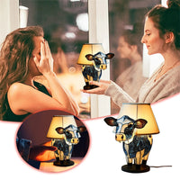 Cow Bedside Table Lamp with USB — image 3