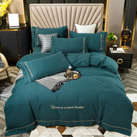 Cotton Brushed Four-Piece Bedding Set — image 6