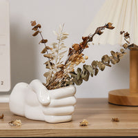 Modern Ceramic Hydroponic Vase — image 8