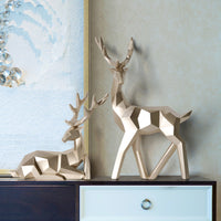 Modern Resin Deer Statue Set — image 2
