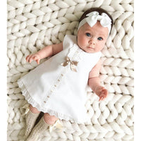 Girls Sleeveless Bow Dress — image 2