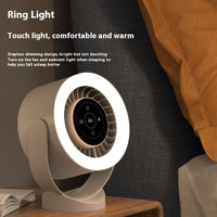 Rechargeable Adjustable Desk Fan with Light — image 2