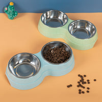 Double Stainless Steel Pet Bowls — image 3
