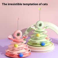 Four-Level Interactive Cat Ball Track Toy — image 2