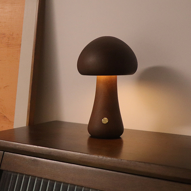 Wooden Mushroom LED Night Light — image 9