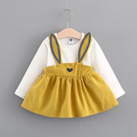 Girls Rabbit Print Princess Dress — image 4