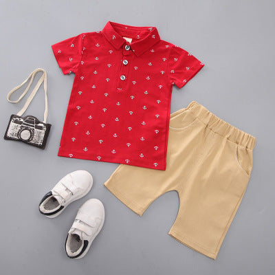 Anchor Print Boys Two-Piece Outfit — image 9