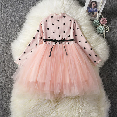 Girls Tutu Lace Party Dress