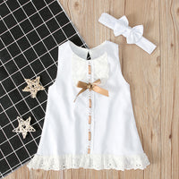 Girls Sleeveless Bow Dress — image 5