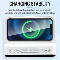 3-in-1 Wireless Charger Alarm Clock — image 5