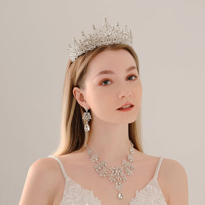 Silver Light Luxury Bridal Headdress