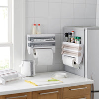 Wall-Mounted 4-in-1 Kitchen Roll Holder