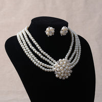 Pearl Flower Bridal Earrings — image 2